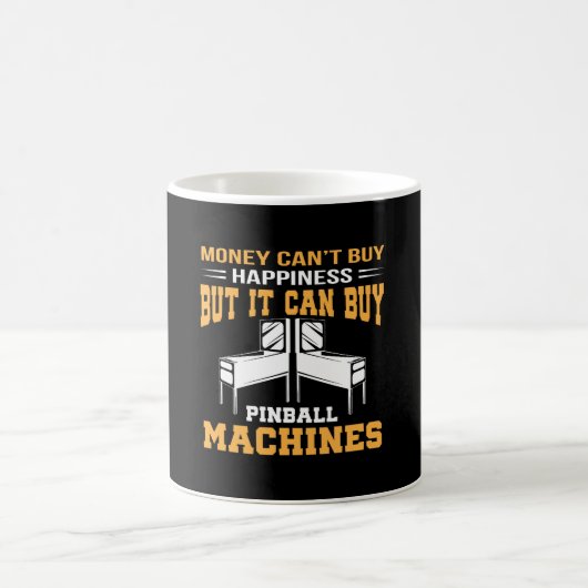 Schräges Kauf-Glück aber Flipperautomat-Maschinen Kaffeetasse (Mittel)