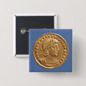 Schrägstrich von Constantine II Caesar cuirassed Button (Vorne & Hinten)