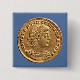 Schrägstrich von Constantine II Caesar cuirassed Button