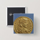 Schrägstrich von Gratian drapierte Button (Vorne & Hinten)