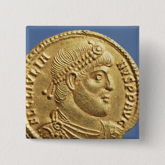 Schrägstrich von julianischem der Apostat drapiert Button (Vorderseite)