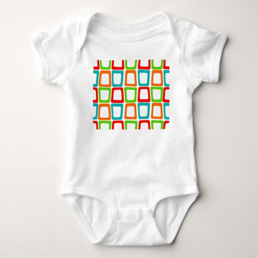 Schrägwinkel Baby Strampler (Vorderseite)