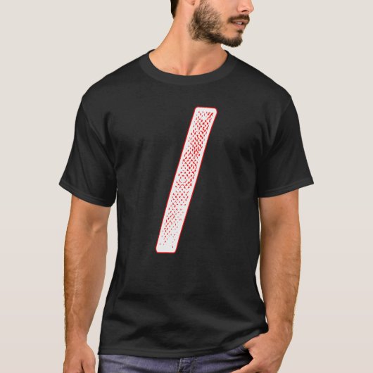 Schrägzeichen Alphabet-Zeichen - Initial Slash sig T-Shirt (Vorderseite)