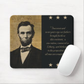 Schraham Lincoln Mousepad (Mit Mouse)