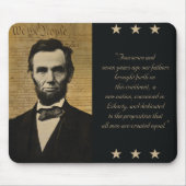 Schraham Lincoln Mousepad (Vorne)