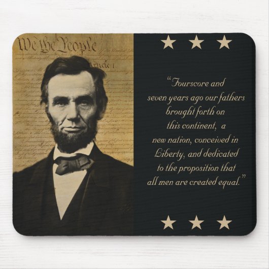 Schraham Lincoln Mousepad (Vorne)