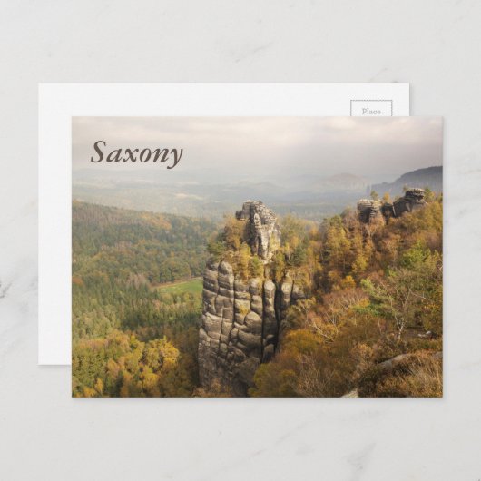 Schrammsteine Postkarte (Vorne/Hinten)