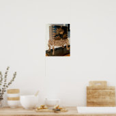 Schrank für Schwarz und Gold Poster (Küche)