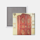 Schrank im Regency-Stil, 1725-30 Magnet (Vorderseite/Rückseite)