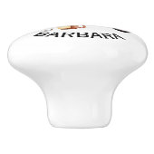 Schränke für Möbel dekorativ, Hardware, Keramikknauf (Seitenansicht)