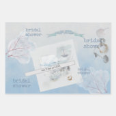 Schrappbuch Meer der Liebe Brautparty Geschenkpapier Set (Vorderseite 2)