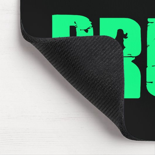 Schraube mischt hellgrünes Drogen bei Mousepad (Ecke)