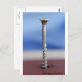 Schraube Postkarte (Vorne/Hinten)