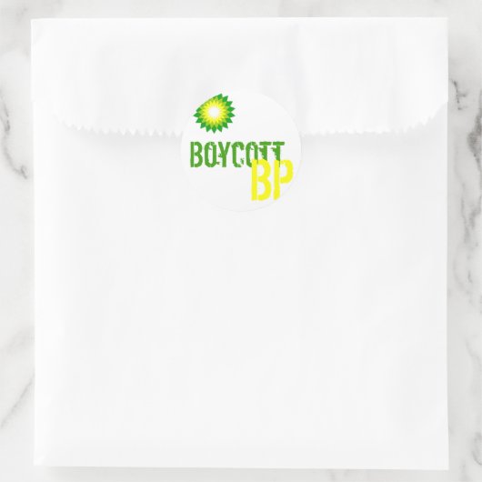 Schrauben BP Runder Aufkleber (Tasche)