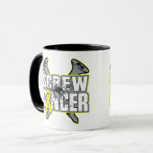 Schrauben-Hodenkrebs Tasse (Vorderseite Links)