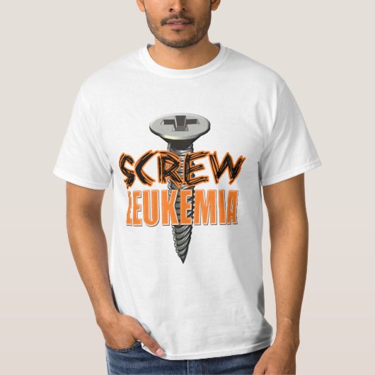 Schrauben-Leukämie T-Shirt (Vorderseite)