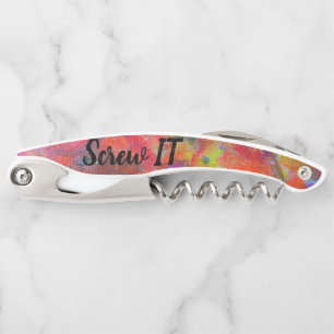 "Schrauben Sie ES" Korkenzieher