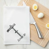 Schrauben Sie es Korkenzieher Handtuch (Viertel Falte)