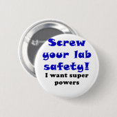 Schrauben Sie Ihre Labrador-Sicherheit, die ich Button (Vorne & Hinten)