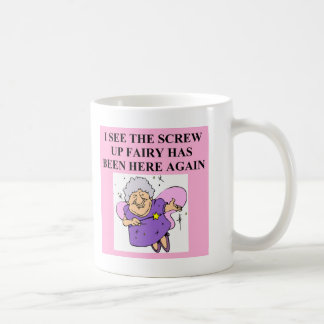 schrauben Sie oben Fee Kaffeetasse