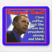 Schrauben-Tee Mousepad (Vorne)