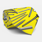 Schrauben und Nägel x4 B Gelb G Krawatte (Gerollt)