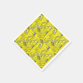Schrauben und Nägel x4 B Gelb G Serviette (Ecke)