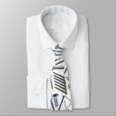 Schrauben und Nägel x4 Weißer BG Krawatte (Gebunden)