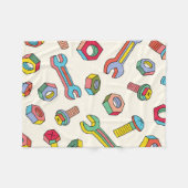 Schrauben und Unterlegscheiben nahtlos Fleecedecke (Vorderseite (Horizontal))