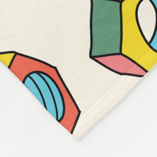 Schrauben und Unterlegscheiben nahtlos Fleecedecke (Ecke)