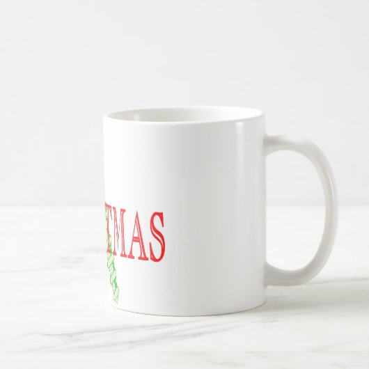 Schrauben-Weihnachten Kaffeetasse (Rechts)