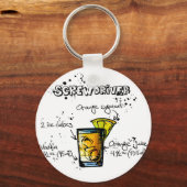 Schraubendreher Cocktail Rezept Schlüsselanhänger (Vorderseite)