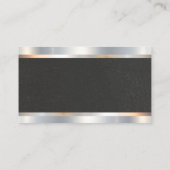 Schraubendreher mit kreisförmiger Säge | Metallisc Visitenkarte (Rückseite)