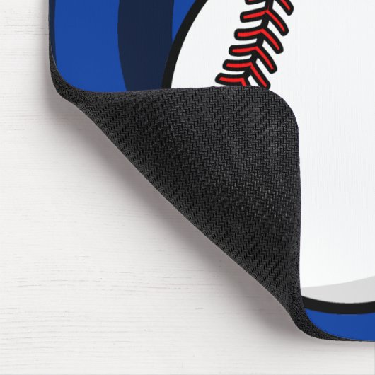 Schraubenkopf (Blue Spiral BG) Mousepad (Ecke)