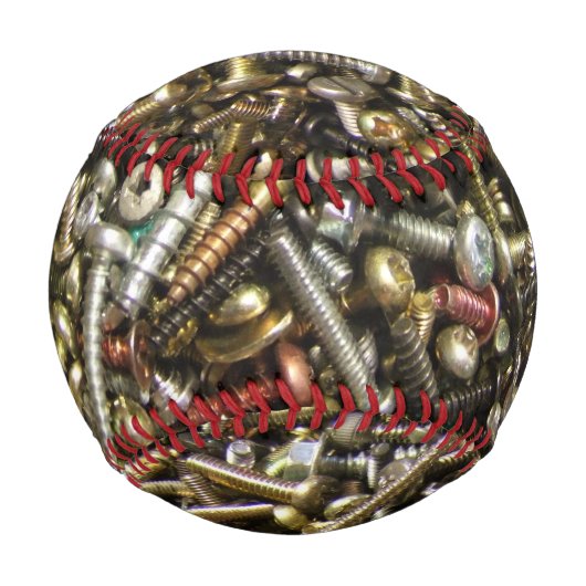 Schraubenkugel Baseball (Vorderseite)