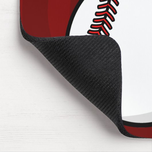 Schraubenkugel Mousepad (Spiralrot BG) (Ecke)