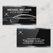 Schraubenschlüssel | Auto-Logo Visitenkarte (Vorne/Hinten)