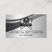 Schraubenschlüssel | Auto | Mechanik Visitenkarte (Vorderseite)