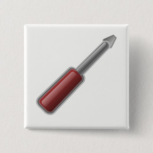 Schraubenzieher Button (Vorderseite)