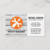 Schraubenzieher | Holz Visitenkarte (Vorderseite)