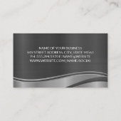 Schraubenzieher | Schraubenschlüssel | Metallisch Visitenkarte (Rückseite)