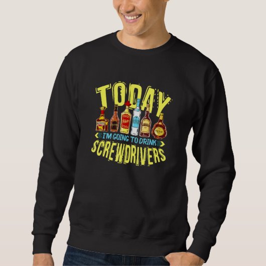 Schraubenzieher Trinkparty Sweatshirt (Vorderseite)