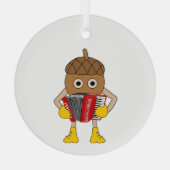 Schraubmutter Ornament Aus Glas (Rückseite)