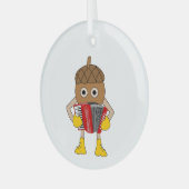 Schraubmutter Ornament Aus Glas (Vorderseite links)