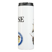 Schraubstock Marine Thermosbecher (Rückseite)
