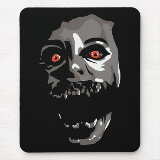 Schrecken-Gesicht Mousepad (Vorne)