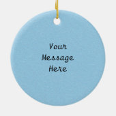 Schrecken im Red Boat Black Pirate Hat Keramik Ornament (Hinten)