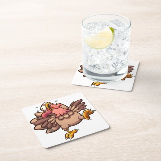 Schrecken in der Türkei Rechteckiger Pappuntersetzer (Vor Ort)