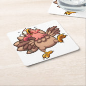 Schrecken in der Türkei Rechteckiger Pappuntersetzer (angewinkelt)