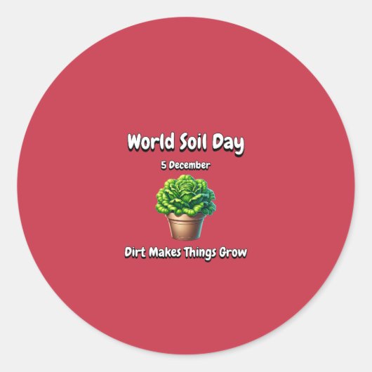 Schrecken lässt die Sache wachsen. Weltnaturerbe ( Runder Aufkleber (Vorderseite)